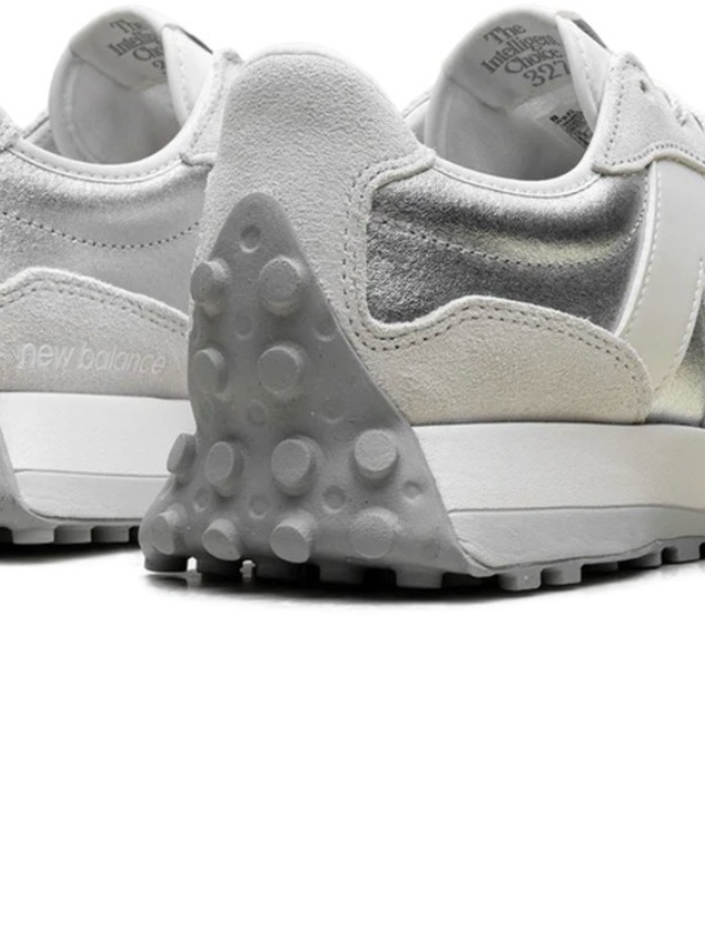 NEW BALANCE 327 ~ “SILVER METALLIC SEA SALT” - Picture 4 of 13